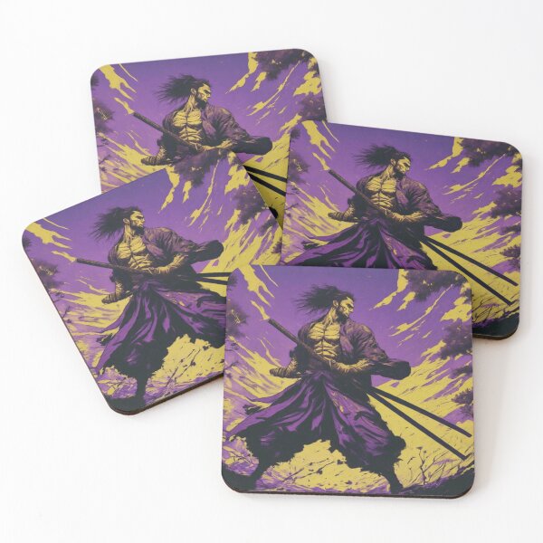 Item preview, Musashi Miyamoto No.18 (Purple & Yellow) designed and sold by PrecisionByAJSM.