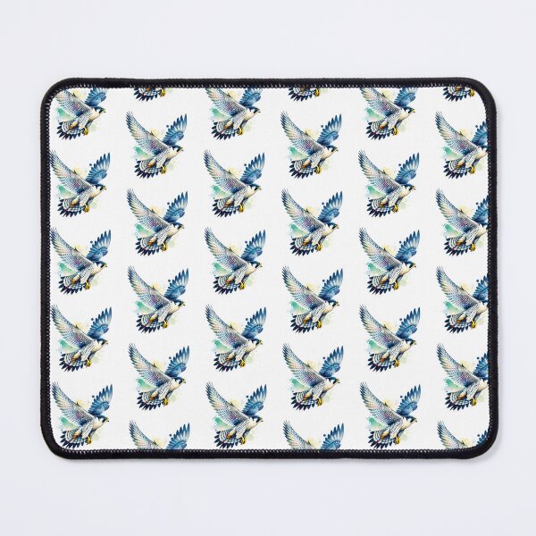Item preview, Watercolor Flying Peregrine Falcon designed and sold by ChaosReigns91.