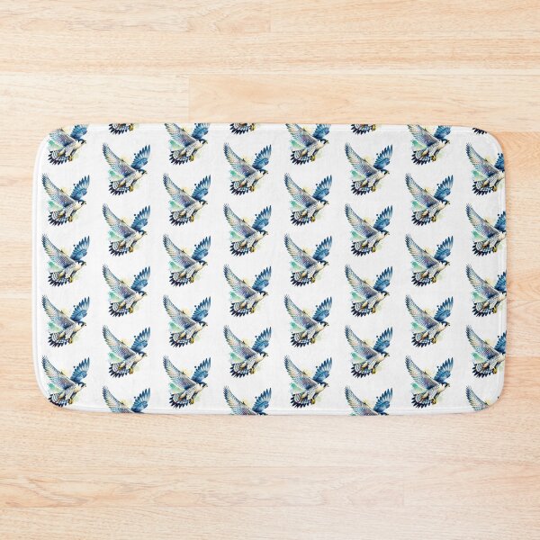 Item preview, Watercolor Flying Peregrine Falcon designed and sold by ChaosReigns91.