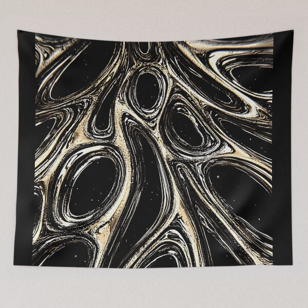 Item preview, Voids of gold 3D pattern designed and sold by UmagineArts.