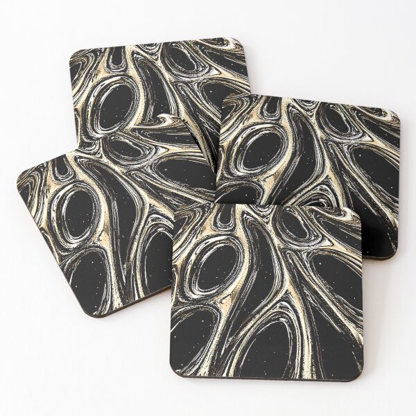 Item preview, Voids of gold 3D pattern designed and sold by UmagineArts.