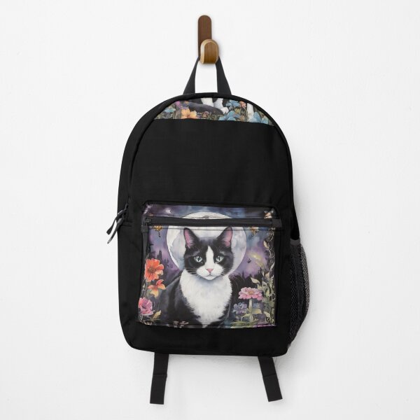 Item preview, The Gothic Garden “Black & White Tuxedo Cat” designed and sold by Spellhorn13.