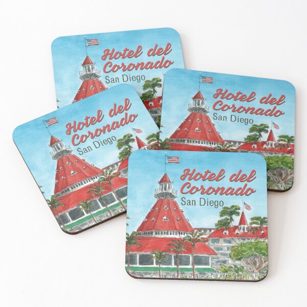 Item preview, Hotel del Coronado San Diego – Fun California Art designed and sold by Fun Travel Art.