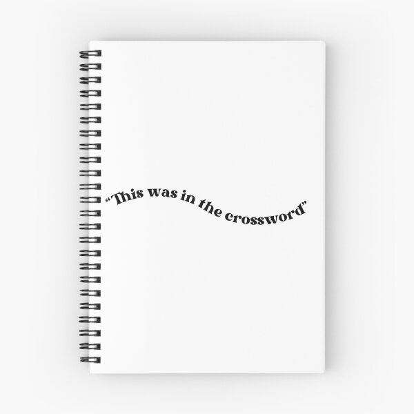 Item preview, This Was In The Crossword (curve version) designed and sold by well0kthen.