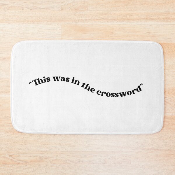 Item preview, This Was In The Crossword (curve version) designed and sold by well0kthen.