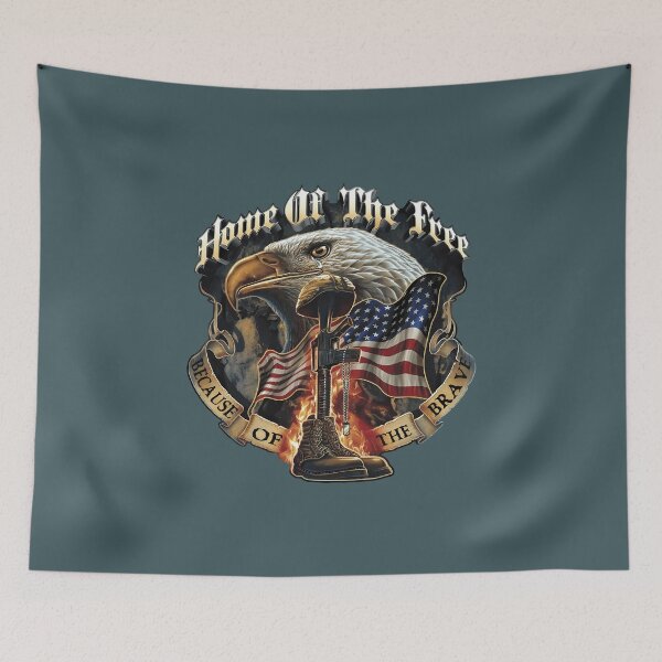 Item preview, Home Of The Free Because Of The Brave Usa designed and sold by LoraleeShowell.