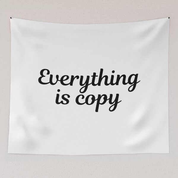 Item preview, Everything Is Copy Nora Ephron designed and sold by well0kthen.