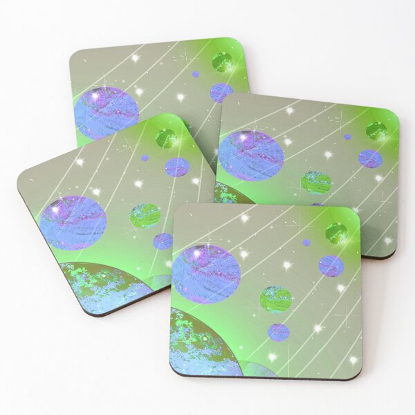 Item preview, "Sparkly Planets: Life Abounds" designed and sold by Spaceart9.