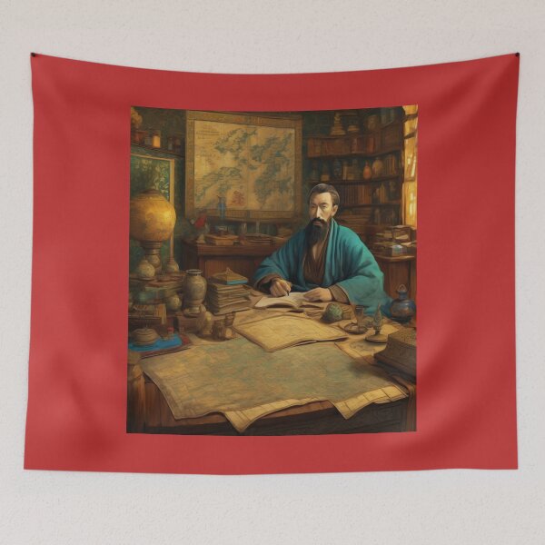 Item preview,  "Marco Polo's Silk Road Study Room" designed and sold by Artisticanvas.