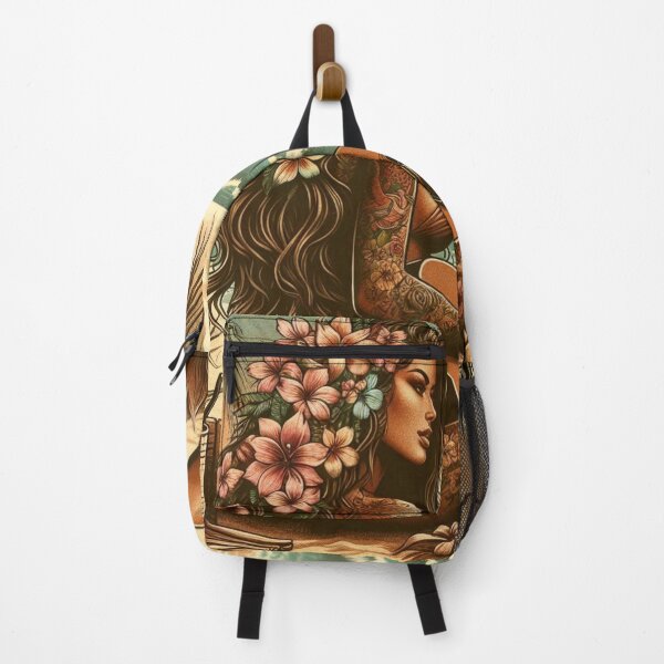 Item preview, GODDESS OF THE TROPICS - Tan Guitar Goddess designed and sold by GoddessTropics.