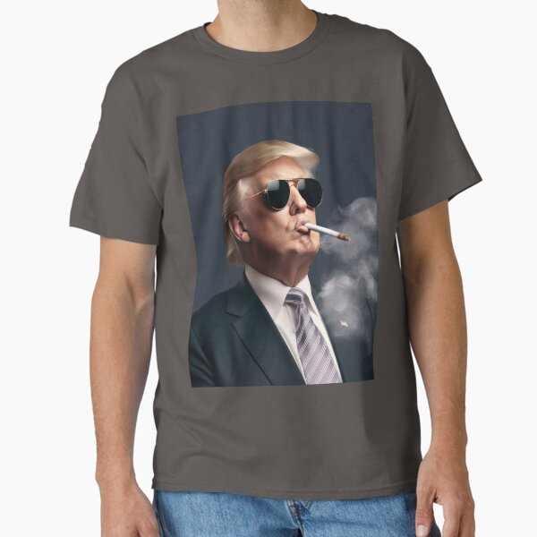 Item preview, Trump fumando un porro ENORME designed and sold by MauiWowieMerch.
