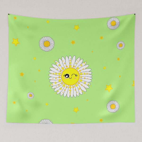 Item preview, Sunny Chamomile Flower Shining Star Pattern designed and sold by HoppRock.