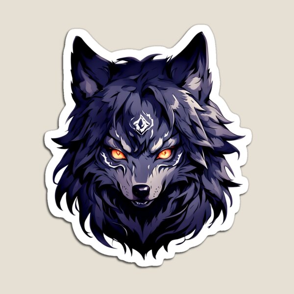 Artikelvorschau, Goldene Augen Wolf entworfen und verkauft von CJdesignStudio.