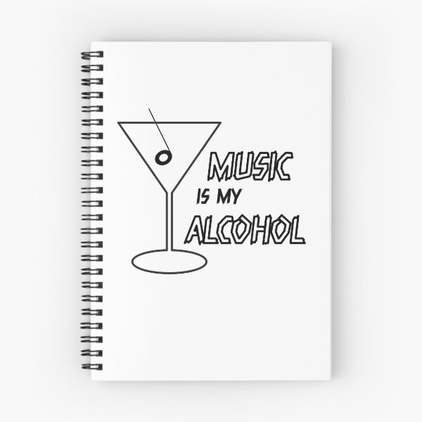 Item preview, Music is my alcohol with note designed and sold by harwalan.