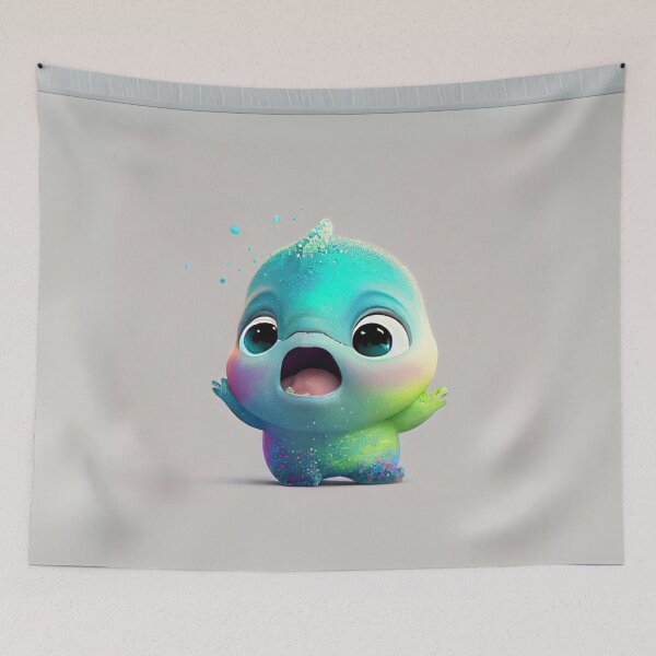Item preview, Excited Splash Creature designed and sold by Sillytoe.