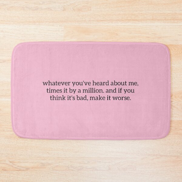 Item preview, Leah Love Island "Whatever you've heard about me times it by a million and if you think it's bad make it worse" Quote  designed and sold by bubblytank.