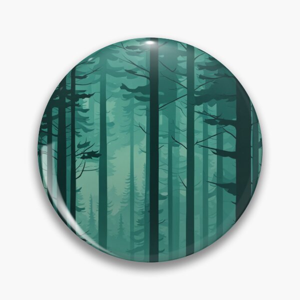 Artikelvorschau, ein ruhiger Wald mit hoch aufragenden Bäumen. Kunstdruck entworfen und verkauft von WATERDUST.