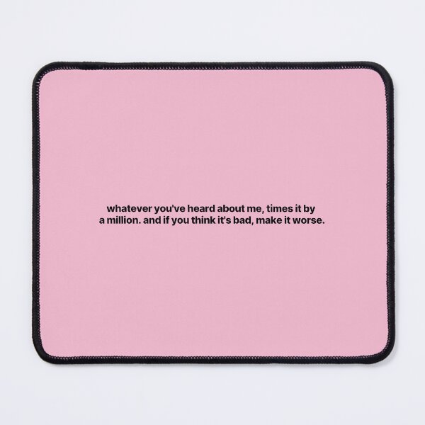 Item preview, Leah Love Island "Whatever you've heard about me times it by a million and if you think it's bad make it worse" Quote  designed and sold by bubblytank.