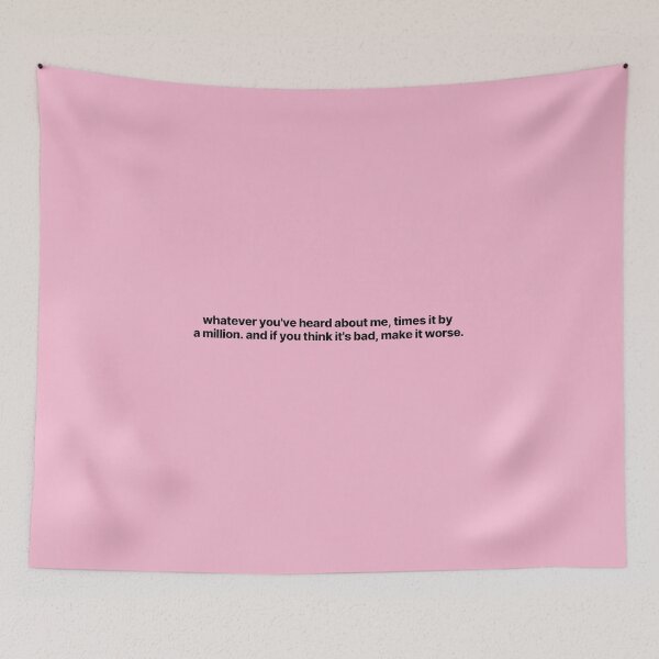 Item preview, Leah Love Island "Whatever you've heard about me times it by a million and if you think it's bad make it worse" Quote  designed and sold by bubblytank.