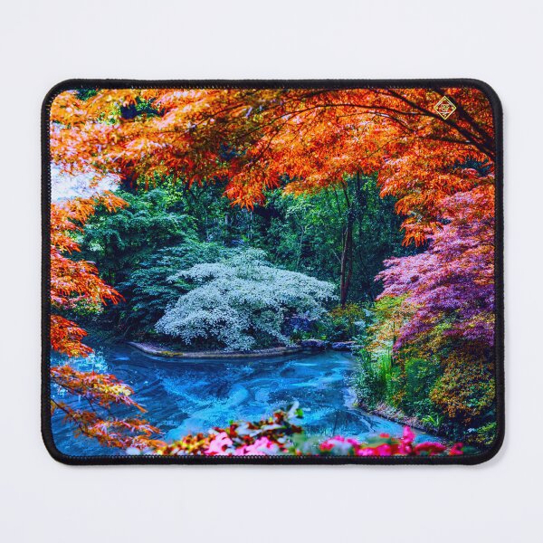 Item preview, Colorful Lush Landscape Garden Art designed and sold by TANGELLACOUTURE.