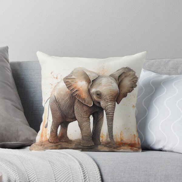 Item preview, Baby Elephant Watercolour designed and sold by Sillytoe.