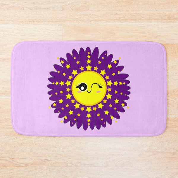 Item preview, Sunny Chamomile Flower Shining Star Purple designed and sold by HoppRock.