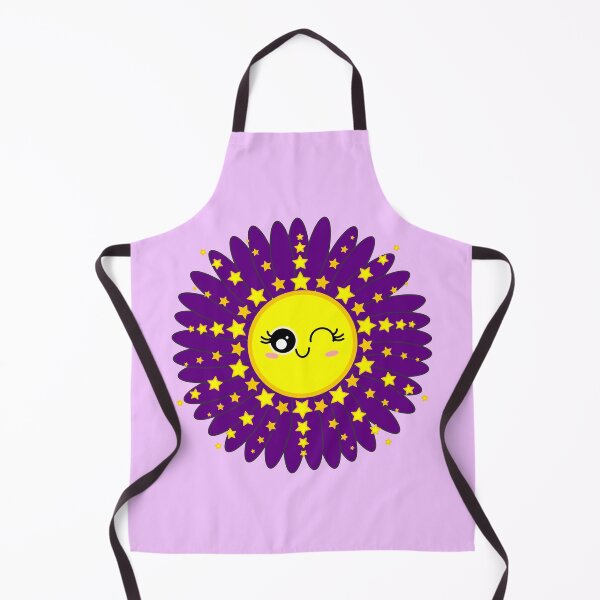 Item preview, Sunny Chamomile Flower Shining Star Purple designed and sold by HoppRock.