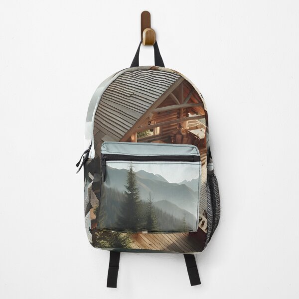 Item preview, Mountain Cabin Retreat - Serene Forest Getaway designed and sold by CitrineLinker.