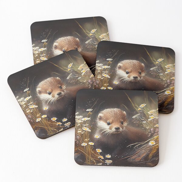 Item preview, Curious Baby Otter designed and sold by Sillytoe.