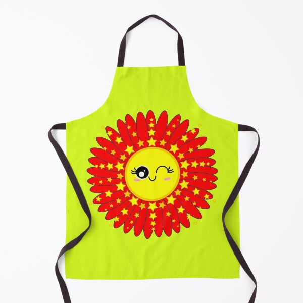 Item preview, Sunny Chamomile Flower Shining Star red designed and sold by HoppRock.