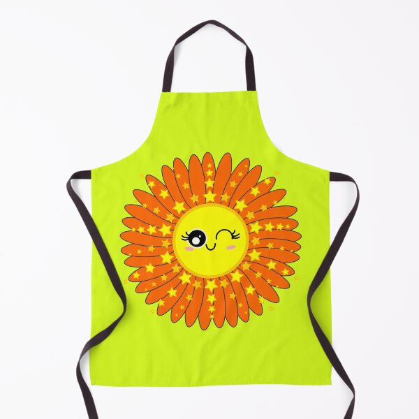 Item preview, Sunny Chamomile Flower Shining Star orange designed and sold by HoppRock.