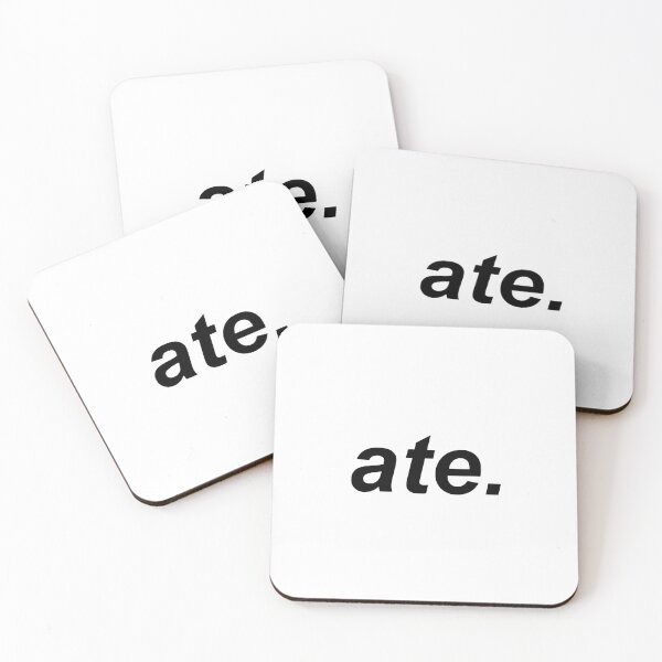 Item preview, ate period word sticker designed and sold by Varnika Kasu.
