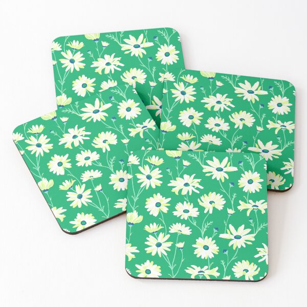 Item preview, Growing Daisies - Bright Green designed and sold by lurepeating.