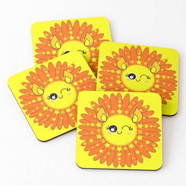 Item preview, Sunny Chamomile Lion Flower Shining Star orange designed and sold by HoppRock.