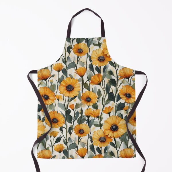Item preview, Watercolor Calendula  designed and sold by junkydotcom.