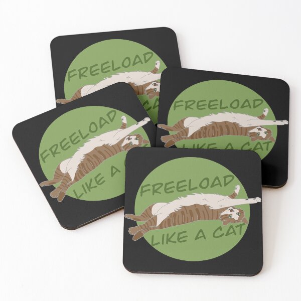 Item preview, Freeload Like A Cat designed and sold by harmopiavu.
