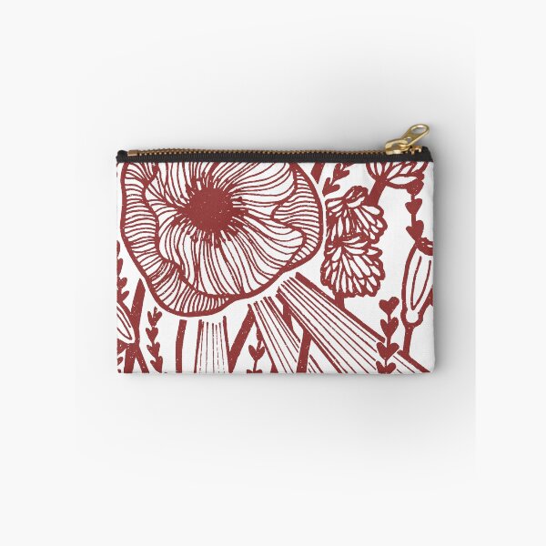 Artikelvorschau, Radiant Poppy Pen & Ink Illustration - Schnee + Rubin entworfen und verkauft von Irene Estelle.