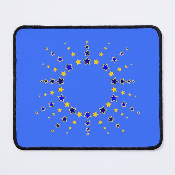 Item preview, Star Pattern in Sun Shape blue orange designed and sold by HoppRock.