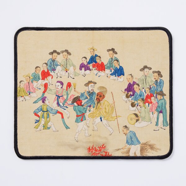 Item preview, Traditional Korean painting Korean art Minhwa kdrama Hanbok Vintage drawing designed and sold by allpalgo.