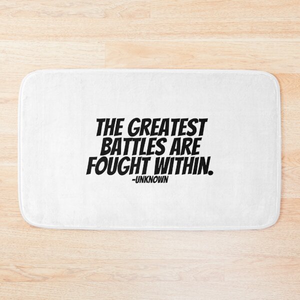 Item preview, The Greatest Battles Are Fought Within.  designed and sold by CharmStudio.