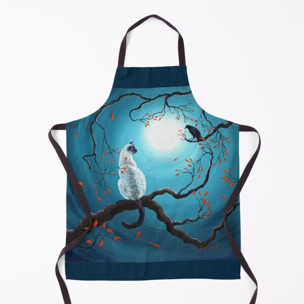 Item preview, Silent Connection Between a Siamese Cat and Raven designed and sold by BreezyZen.