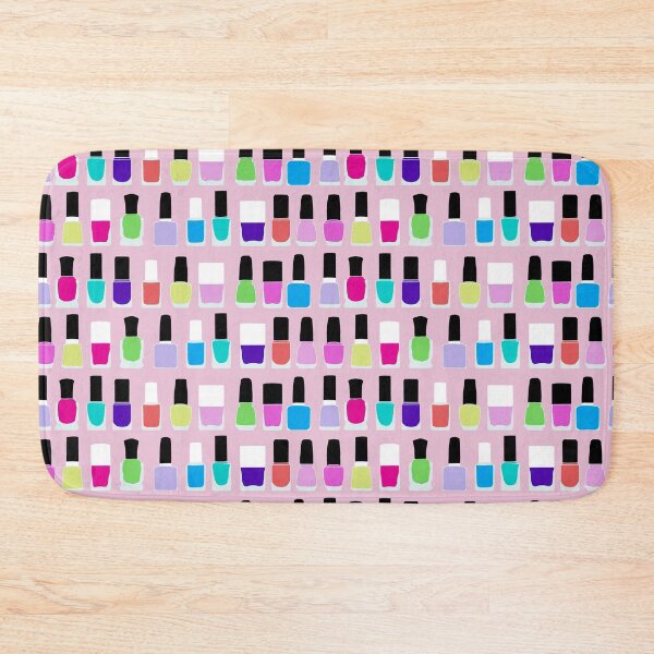 Item preview, Rainbow Manicure Colorful Nail Polish - Nail Salon or Spa Print  designed and sold by Remy-and-Clyde.