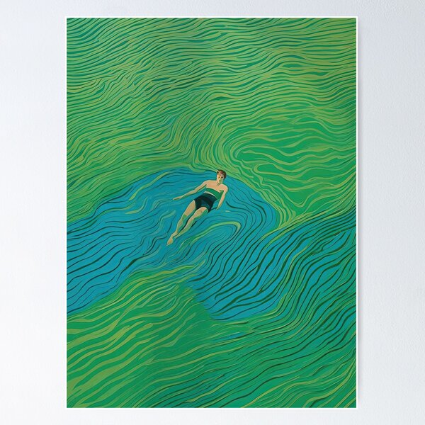 Item preview, Open Water Swimming designed and sold by RubyRoark.