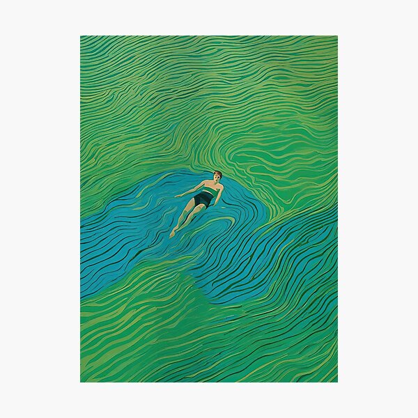 Item preview, Open Water Swimming designed and sold by RubyRoark.