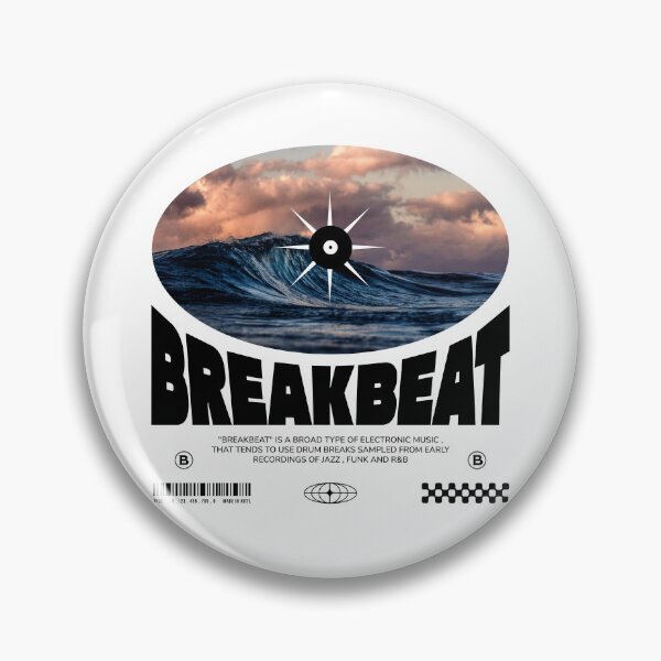 Item preview, BREAKBEAT  - Vinyl Waves (Black)  designed and sold by Discothreadz.