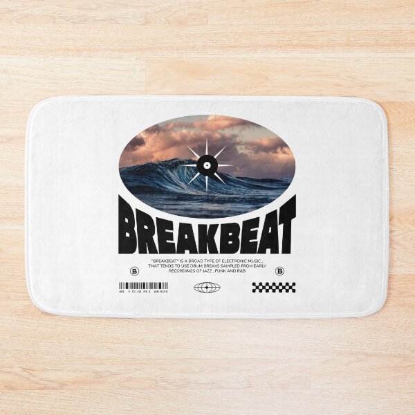 Item preview, BREAKBEAT  - Vinyl Waves (Black)  designed and sold by Discothreadz.