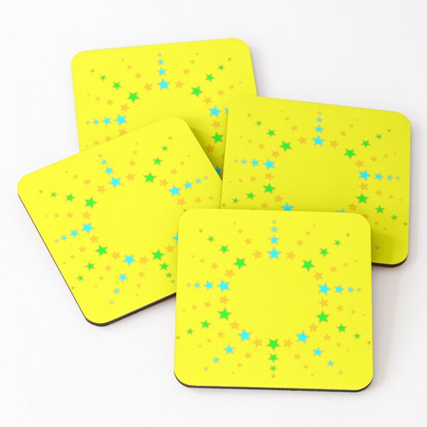 Item preview, Star Pattern in Sun Shape green orange designed and sold by HoppRock.
