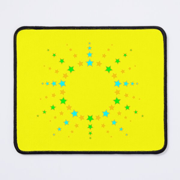 Item preview, Star Pattern in Sun Shape green orange designed and sold by HoppRock.