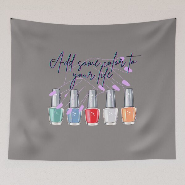 Item preview, Add some color to your life Nail polish T-shirt, Tote, Sticker, Phone case designed and sold by HannZech.