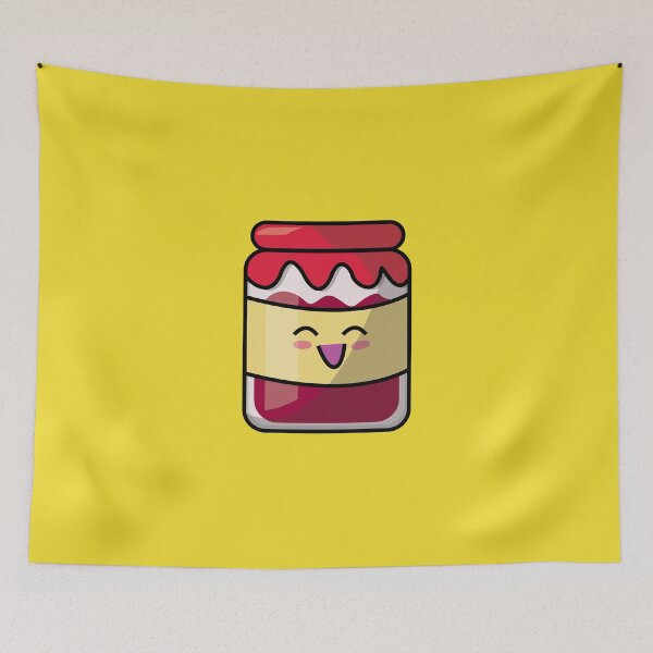 Item preview, Happy Kawaii Jam Pot designed and sold by Something2Say.